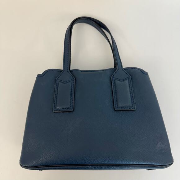 Marc Jacobs The Editor Bowling Bag Small Tote Navy Blue - Picture 3 of 11